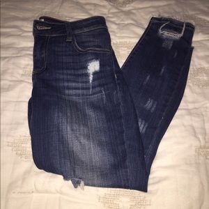 Carly Jean Slightly destroyed denim